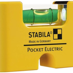 Poziomica kieszonkowa Stabila POCKET ELECTRIC 17775, Długość: 70 mm, Dokładność poziomowania: 1 mm/m Poziomica kieszonkowa Stabila POCKET ELECTRIC 17775, Długość: 70 mm, Dokładność poziomowania: 1 mm/m