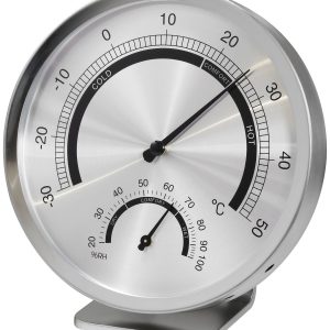 Termohigrometr srebrny 6034HIC Termohigrometr srebrny 6034HIC