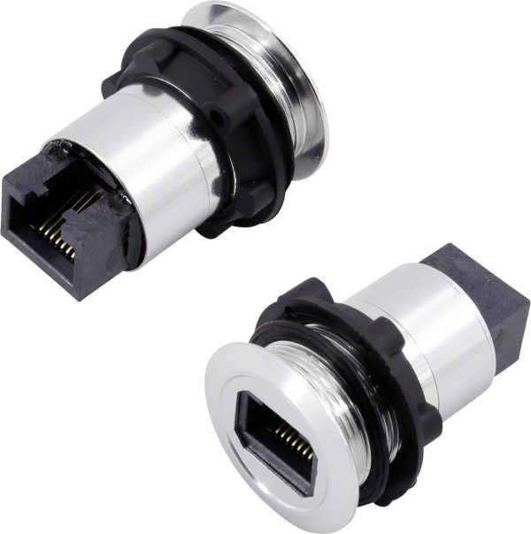 TRU COMPONENTS 1417396 Moduł złącza żeńskiego RJ45 RJ45-02, 1 szt.