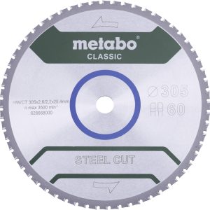 Tarcza tnąca Metabo STEEL CUT CLASSIC 305 x 25.4 x 2.2 mm 1 szt. Tarcza tnąca Metabo STEEL CUT CLASSIC 305 x 25.4 x 2.2 mm 1 szt.