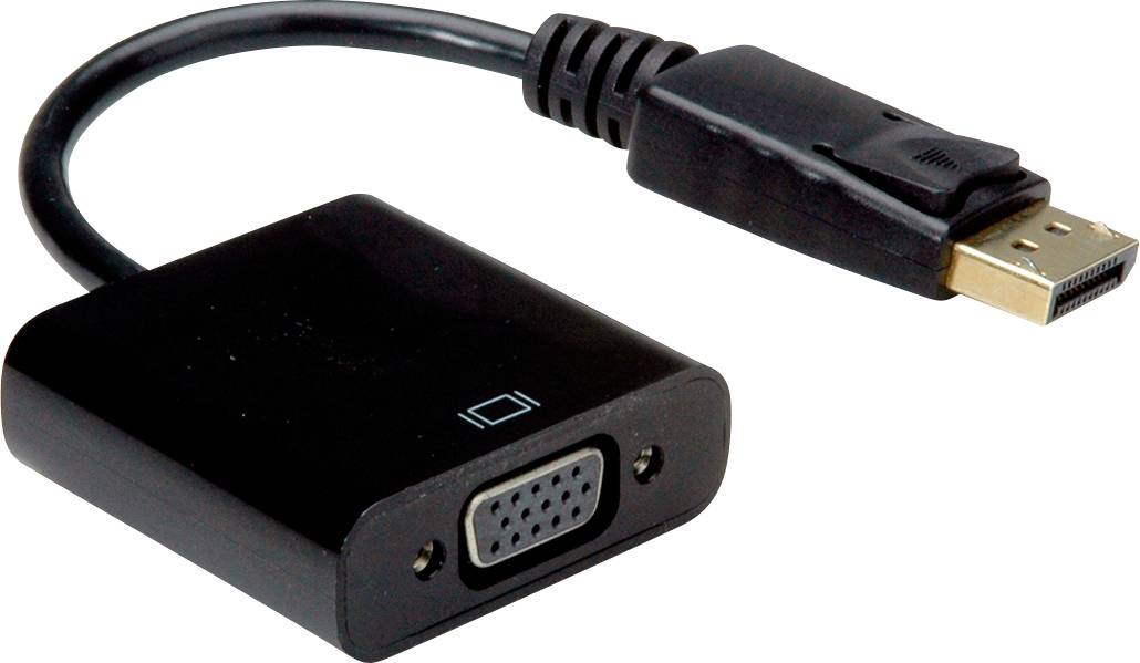 Kabel DisplayPort Value 12.99.3136, DisplayPort na VGA, 0.15 m - obrazek 1