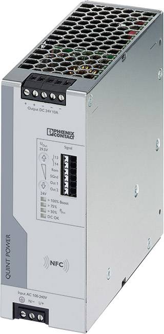 Phoenix Contact 2904601 Zasilacz na szynę DIN 24 V/DC 10 A Ilość wyjść:1 x Opis 1 szt.