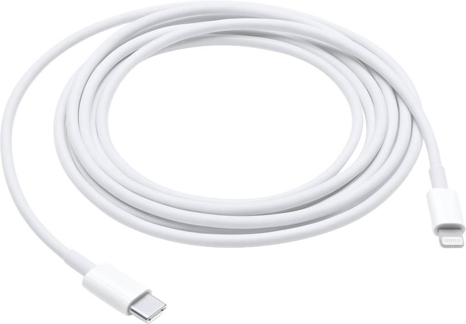 Apple Kabel USB B-Ware (uszkodzony / brakujące opakowanie) Złącze męskie USB-C®, Złącze męskie Lightning 2.00 m biały MQ - obrazek 1