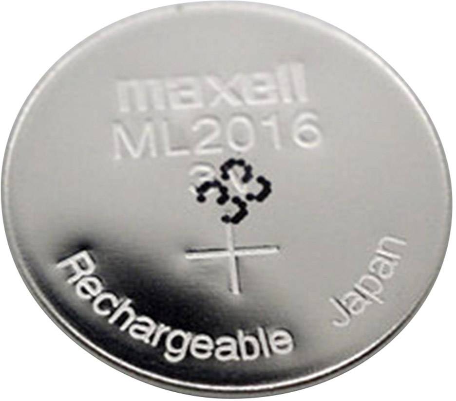 Akumulator guzikowy Maxell ML2016 ML 2016 litowe 25 mAh 3 V 1 szt. - obrazek 1
