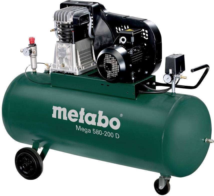 Sprężarka powietrza Metabo Mega 580-200 D - obrazek 1