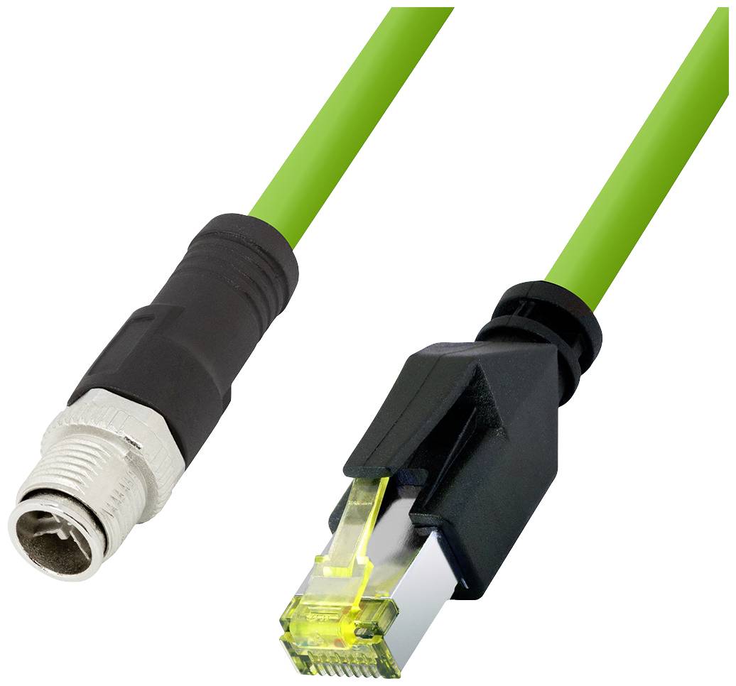kabel LAN LogiLink CQM075S, 1 szt., RJ45, CAT 6a, 5.00 m, zielony - obrazek 1