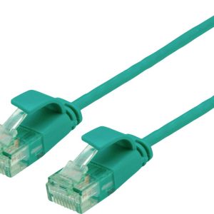kabel LAN roline recycled material 21.45.3431, 1 szt., RJ45, CAT 6a, U/UTP, 0.30 m, zielony kabel LAN roline recycled material 21.45.3431, 1 szt., RJ45, CAT 6a, U/UTP, 0.30 m, zielony
