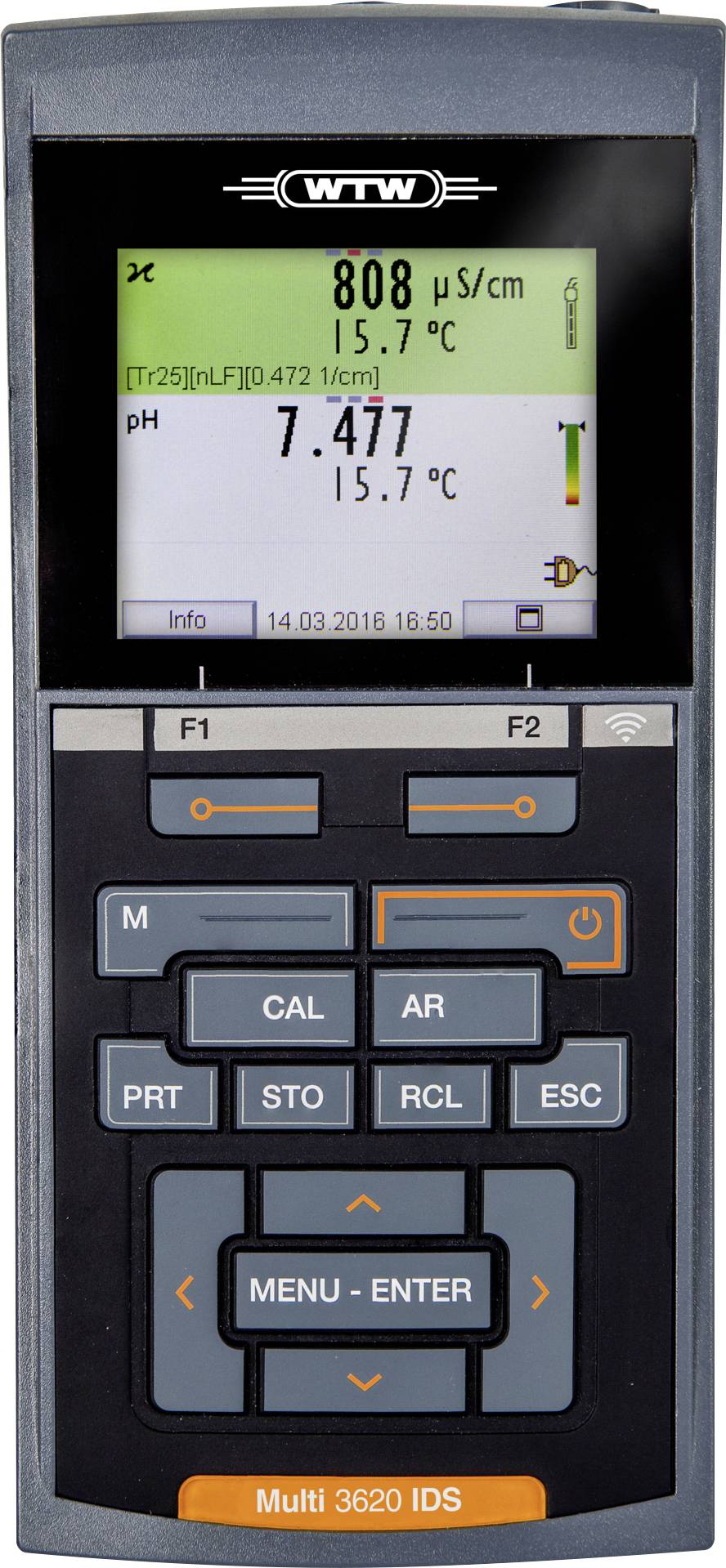Wieloparametrowy miernik ręczny WTW Multi 3620 IDS, wartość pH, redox (ORP), Tlen, zmętnienie, temperatura, przewodność - obrazek 1