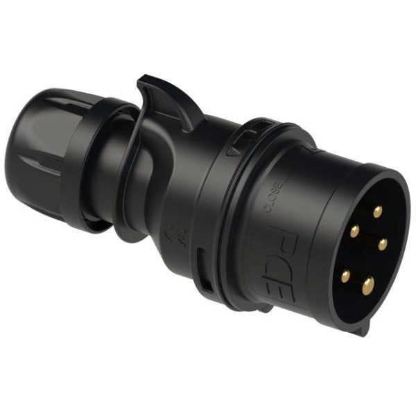 Wtyczka PCE 015-6x, 400 V, 16 A, IP44