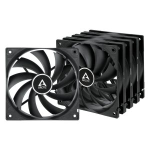 Arctic ARCTIC F12 – Rev 3 – Gehäuselüfter – 120 mm – Schwarz (Packung mit 5) Wentylator do obudowy PC czarny (S x W x G) Arctic ARCTIC F12 – Rev 3 – Gehäuselüfter – 120 mm – Schwarz (Packung mit 5) Wentylator do obudowy PC czarny (S x W x G)