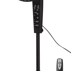 Sygonix Wentylator stojący 50 W (Ø x W) 440 mm x 1300 mm czarny pilot zdalnego sterowania, oscylacje, regulowana wysokoś Sygonix Wentylator stojący 50 W (Ø x W) 440 mm x 1300 mm czarny pilot zdalnego sterowania, oscylacje, regulowana wysokoś