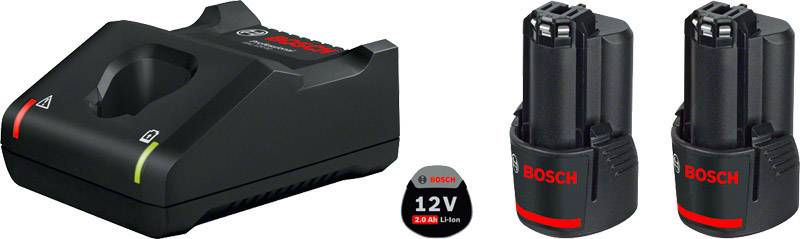 Bosch Professional 1600A019R8 GAL 12V-40 + 2x GBA 12V 2.0Ah Ładowarka i akumulator do elektronarzędzi 12 V 2 Ah Li-Ion - obrazek 1
