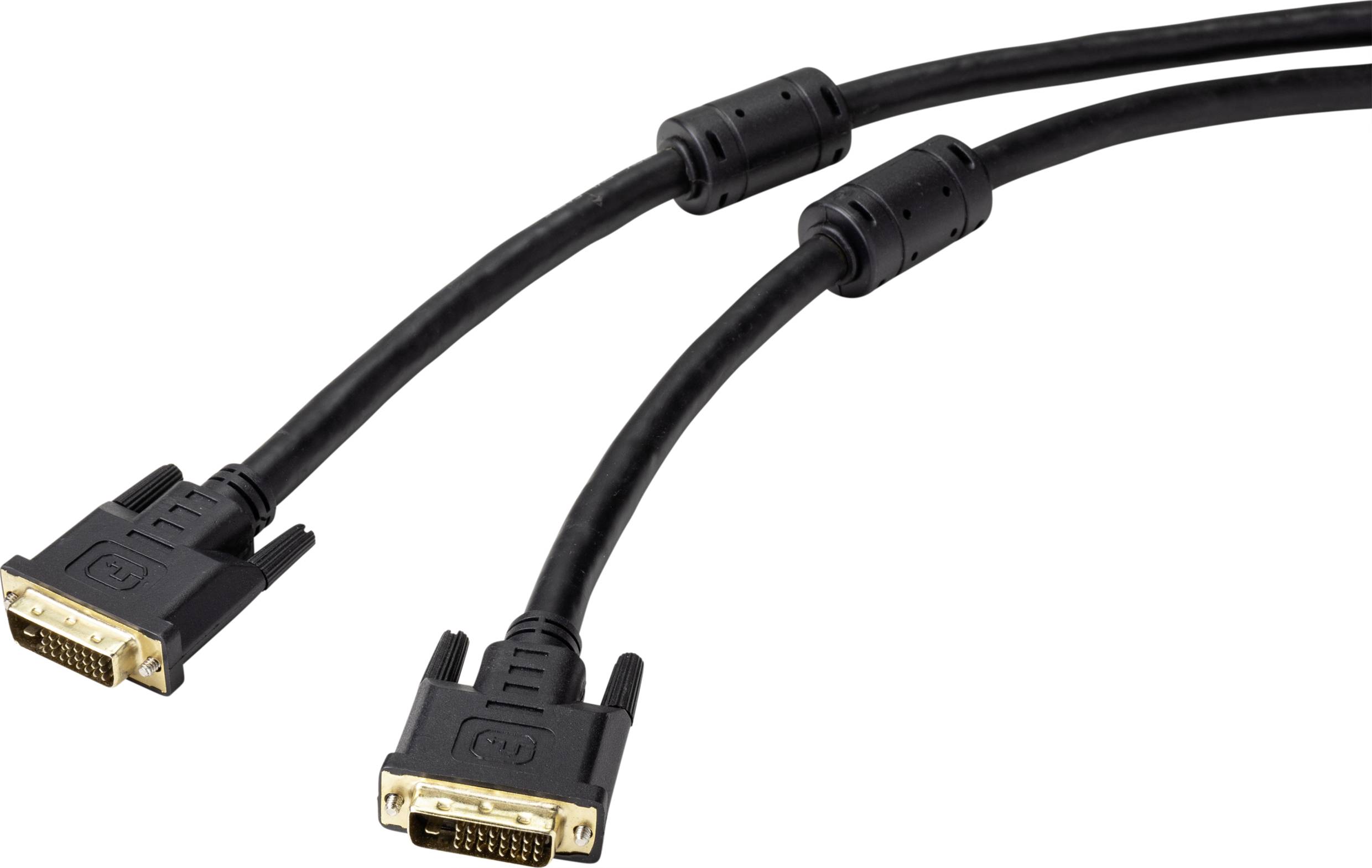 Kabel DVI Renkforce RF-4695150, DVI 24+1pin do DVI 24+1pin., 20.00 m - obrazek 1