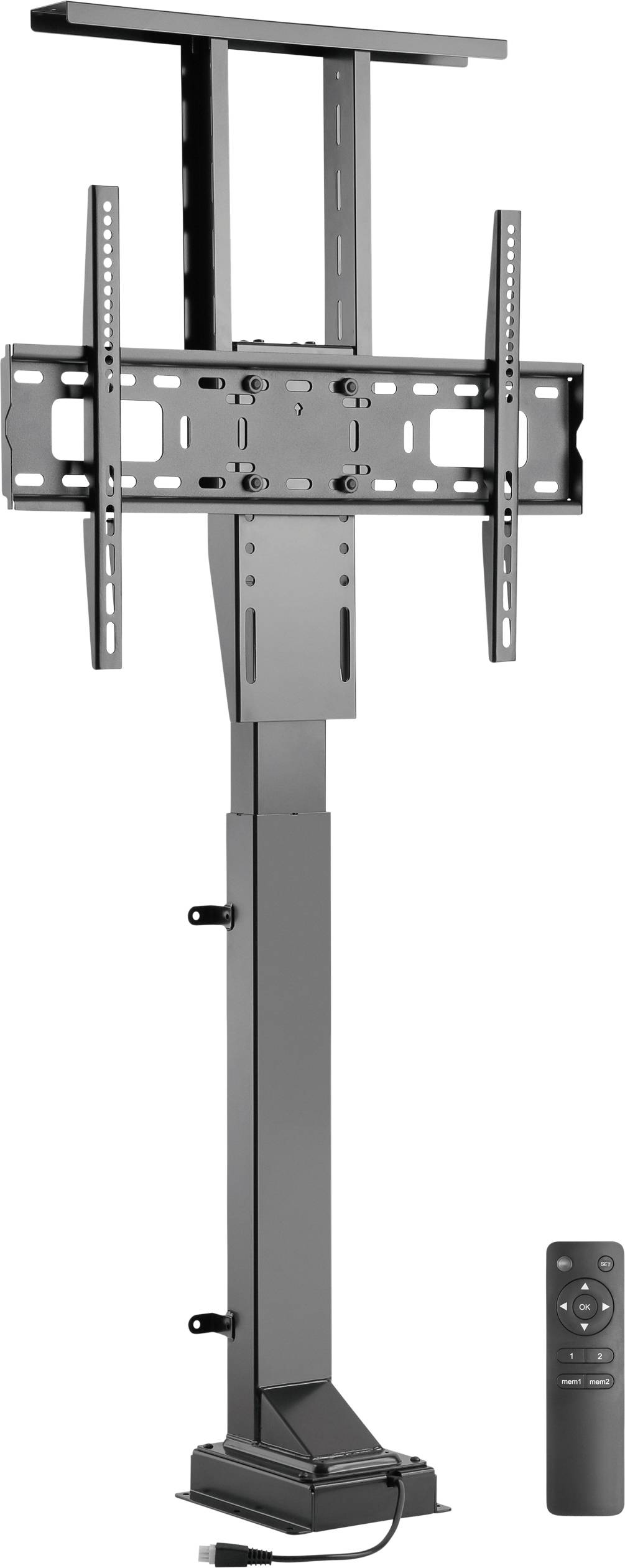 SpeaKa Professional SP-MLS-500 Stojak do telewizora 94,0 cm (37") - 165,1 cm (65") napędzany elektrycznie, z regulowaną - obrazek 1