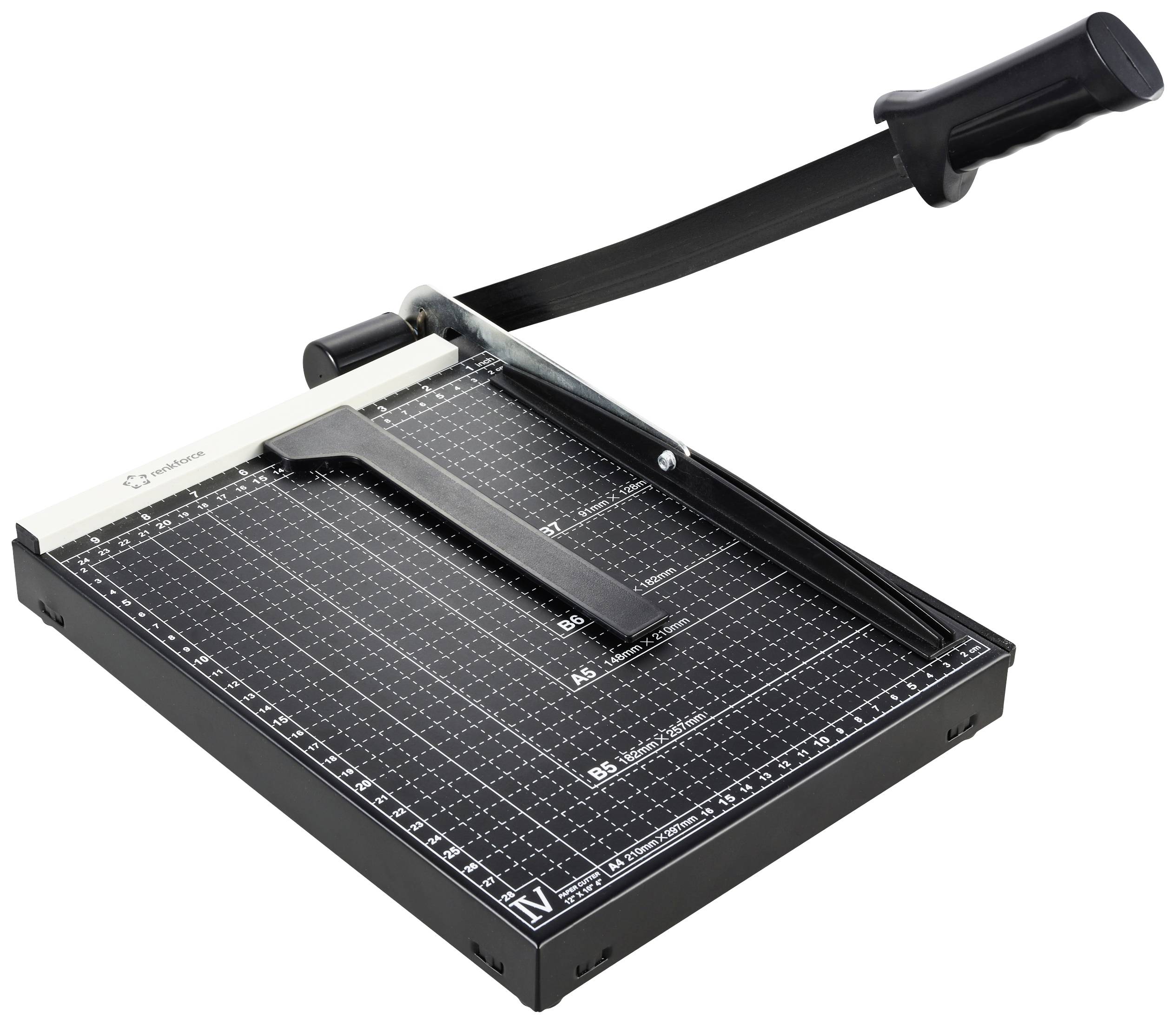 Gilotyna Renkforce RF-CUT-100 A4 Maksymalna ilość arkuszy 80 GQM: 12 arkusz - obrazek 1