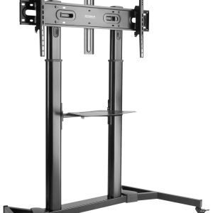 SpeaKa Professional SP-TVC-600 Stojak na kółkach do telewizora 152,4 cm (60″) – 254,0 cm (100″) z regulowaną wysokością,