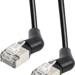 kabel LAN Maxtrack TI53-0,5L, 1 szt., RJ45, 10 Gbit/s, CAT 6a, U/FTP, 0.5 m, czarny kabel LAN Maxtrack TI53-0,5L, 1 szt., RJ45, 10 Gbit/s, CAT 6a, U/FTP, 0.5 m, czarny