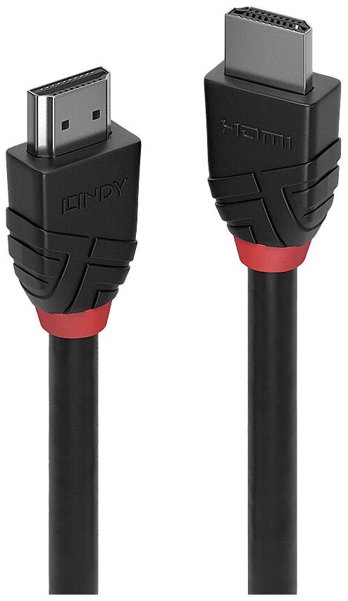 LINDY HDMI kabel Wtyczka HDMI-A, Wtyczka HDMI-A 10.00 m czarny 36468 4K UHD Kabel HDMI - obrazek 1