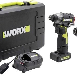 Wkrętarka udarowa akumulatorowa, Wiertarko-wkrętarka akumulatorowa Worx Professional WU927 12 V 2 Ah, 4 Ah zaw. 2 akumul Wkrętarka udarowa akumulatorowa, Wiertarko-wkrętarka akumulatorowa Worx Professional WU927 12 V 2 Ah, 4 Ah zaw. 2 akumul