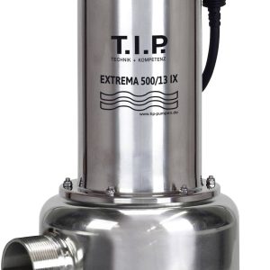 T.I.P. – Technische Industrie Produkte 30171 Extrema 500/13 IX Pompa zanurzeniowa do brudnej wody 30000 l/h 13 m T.I.P. – Technische Industrie Produkte 30171 Extrema 500/13 IX Pompa zanurzeniowa do brudnej wody 30000 l/h 13 m