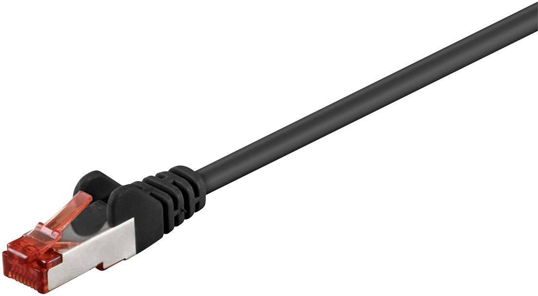 kabel LAN RJ45, Digitus DK-1511-010/BLACK Patchkabel U/UTP, U/UTP, CAT 5e, 1.00 m, czarny - obrazek 1