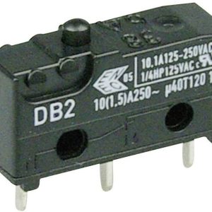 Mikroprzełącznik DB2C-C1AA 250 V/AC 10 A 1 x wł/(wł) ZF chwilowy 1 szt. Mikroprzełącznik DB2C-C1AA 250 V/AC 10 A 1 x wł/(wł) ZF chwilowy 1 szt.