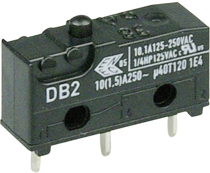 Mikroprzełącznik DB2C-C1AA 250 V/AC 10 A 1 x wł/(wł) ZF chwilowy 1 szt. - obrazek 1