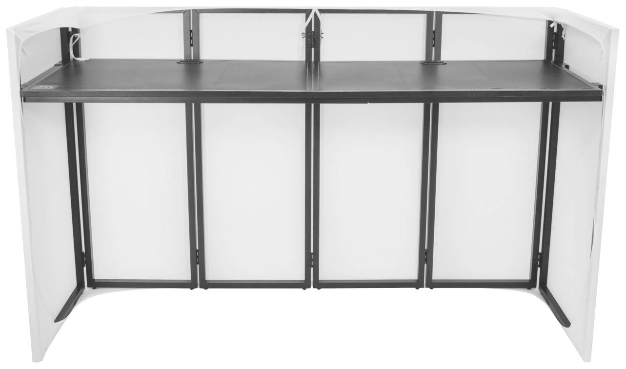 Stół dla DJ mobilny Omnitronic Large Mobile DJ Stand aluminium, tkanina - obrazek 1