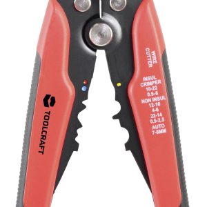 TOOLCRAFT TO-4861944 dla elektryków Ściągacz izolacji 0.15 do 6 mm² 10 do 26 awg Kompatybilność z markami TOOLCRAFT