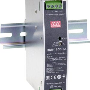 MEAN WELL DDR-120B-24 Przetwornik DC/DC na szynę DIN 24 V/DC 5 A 120 W Ilość wyjść:1 x Opis 1 szt.
