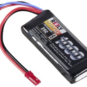 Pakiet akumulatorów (LiPo) 7.4 V 1000 mAh 25 C Reely Softcase BEC