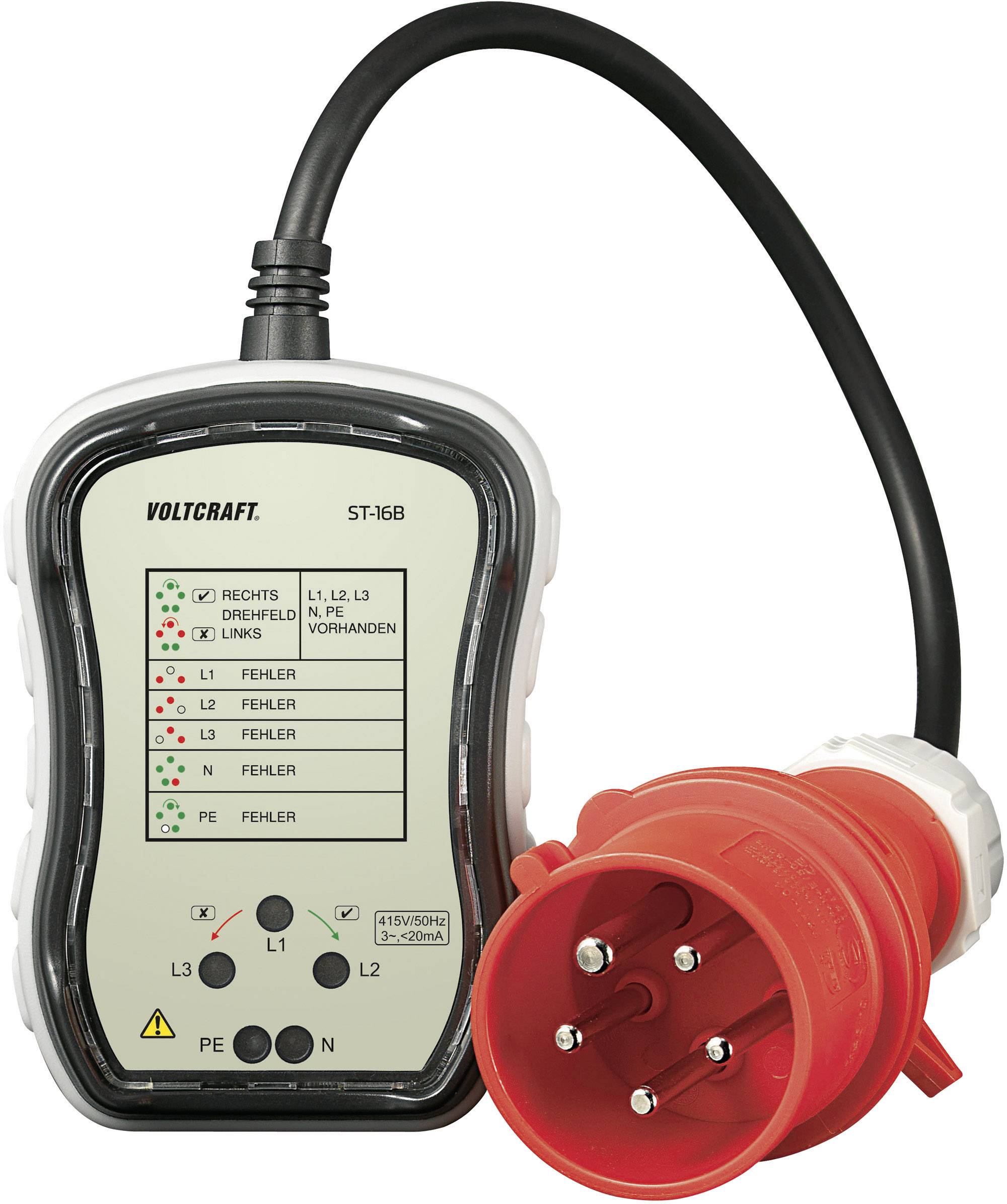Tester gniazdek VOLTCRAFT ST-16B - obrazek 1