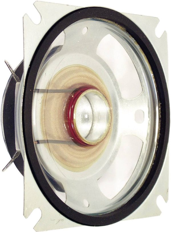 Visaton SL 87 WPM – 8 Ohm 3.3 cal 8 cm Głośnik szeroko pasmowy 20 W 8 Ω Przezroczysta membrana, Odporny na promieniowani