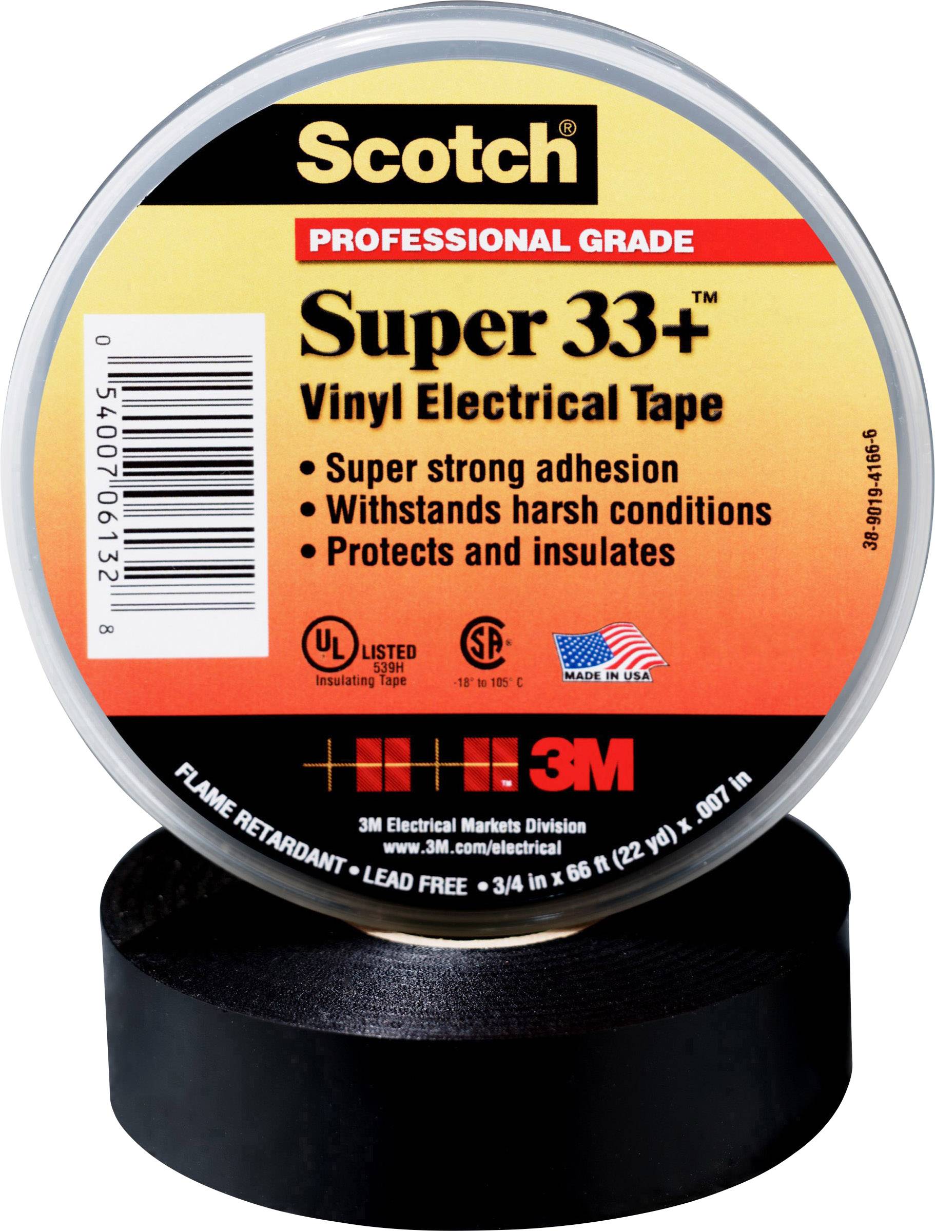 Taśma izolacyjna Scotch Scotch® SUPER33+-25X33 (D x S) 33 m x 25 mm 33 m 1 szt. - obrazek 1
