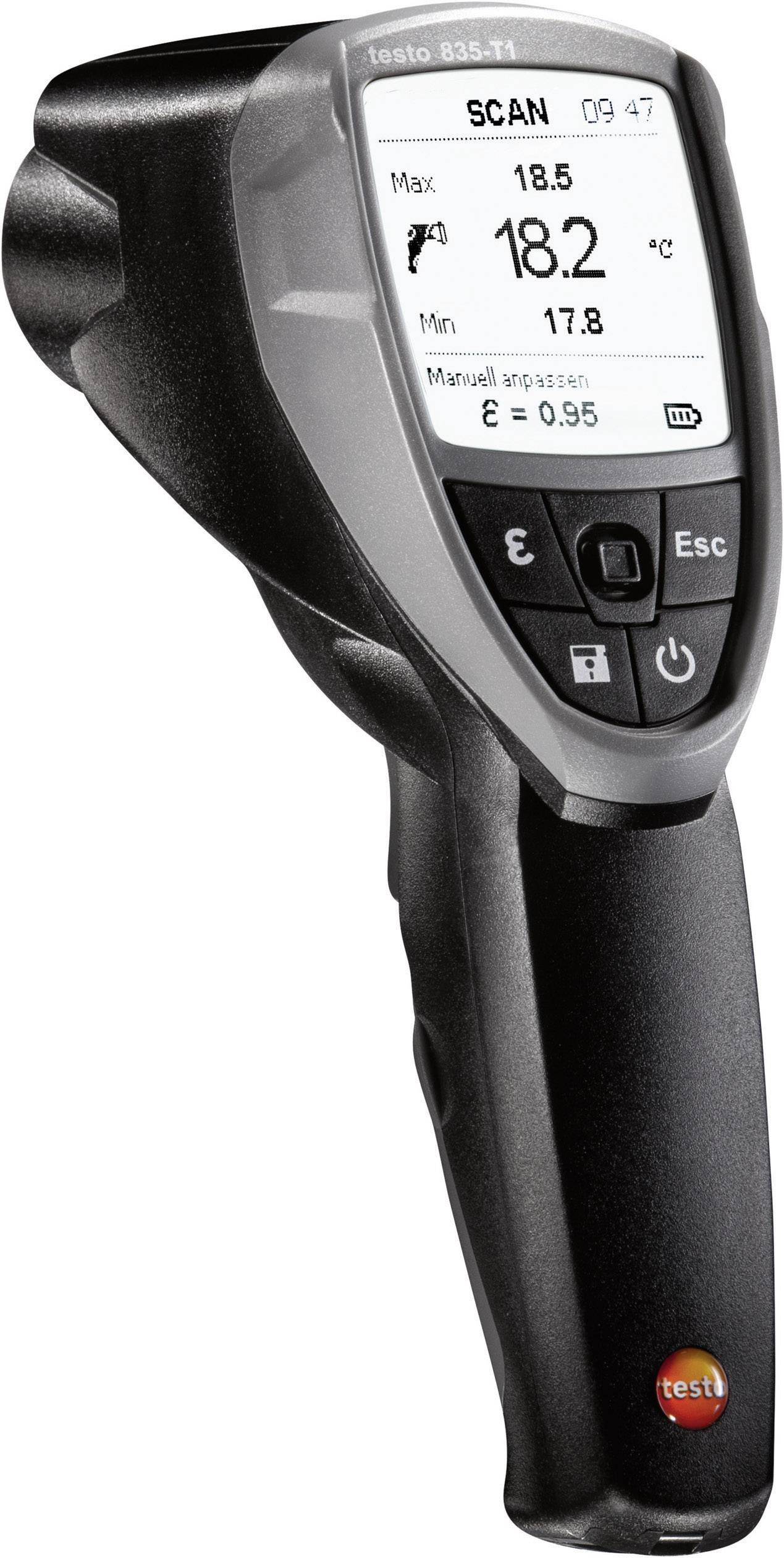 testo 835-T1 Pirometr Optyka 50:1 -30 - +650 °C Pomiar stykowy - obrazek 1