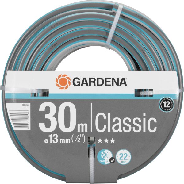 GARDENA 18009-20 Wąż ogrodowy Ø wewnętrzna węża=13 mm 30 m 1/2 cala 1 szt. szary, niebieski