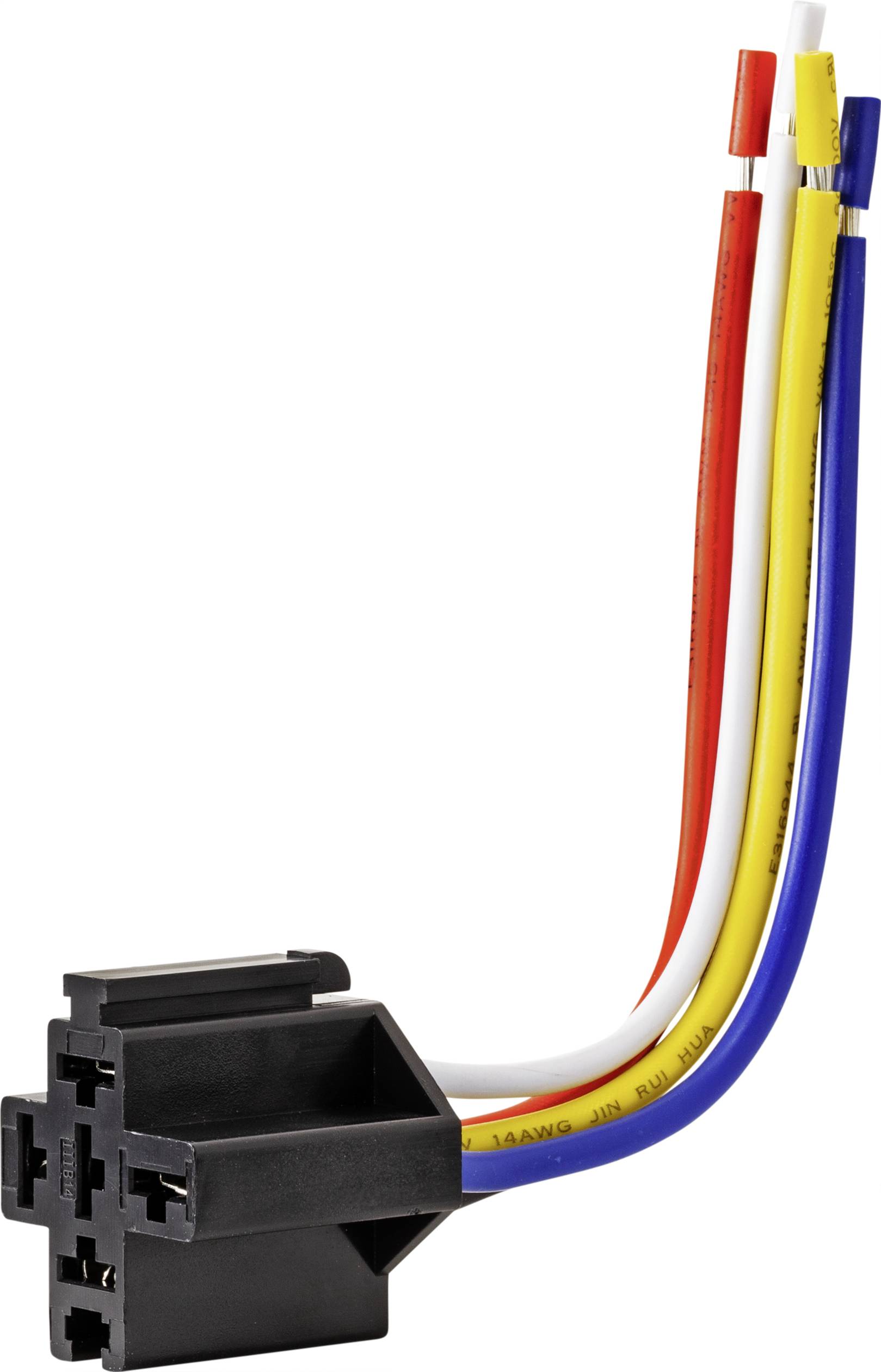 TRU COMPONENTS TC-9095352 Gniazdo przekaźnika samochodowe JD1912-40A, 1 szt. - obrazek 1