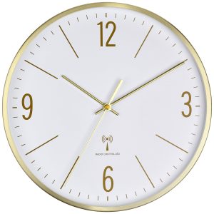 TFA Dostmann 60.3534.53 Sterowany radiowo Zegar ścienny 30 cm x 4.5 cm x 30 cm złoty TFA Dostmann 60.3534.53 Sterowany radiowo Zegar ścienny 30 cm x 4.5 cm x 30 cm złoty