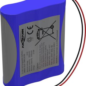 Pakiet akumulatorów 18650, Li-Ion Ansmann 3S1P, Ilość ogniw: 3, 10.8 V, 2600 mAh, Przewód Pakiet akumulatorów 18650, Li-Ion Ansmann 3S1P, Ilość ogniw: 3, 10.8 V, 2600 mAh, Przewód
