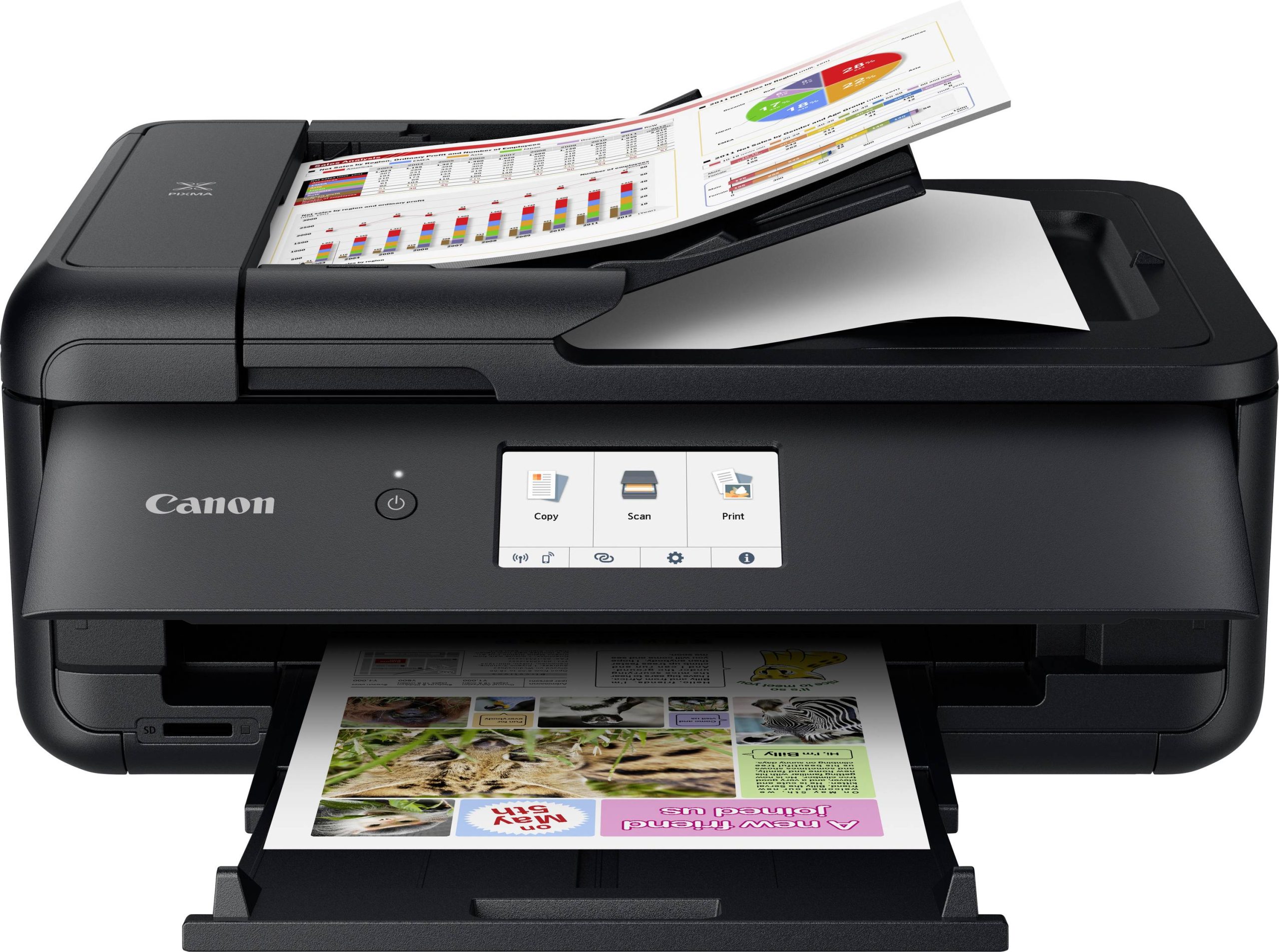Canon Pixma TS 9550 a Drukarka wielofunkcyjna druk atramentowy druk kolorowy A3 drukowanie, skanowanie, kopiowanie Duple - obrazek 1