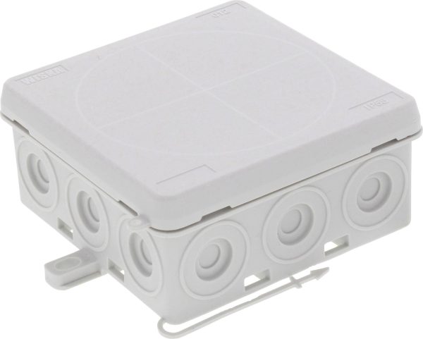 Wiska 10109427 Skrzynka przyłączeniowa (D x S x W) 86 x 86 x 41 mm szaro-biały (ral 7035) IP55 1 szt.
