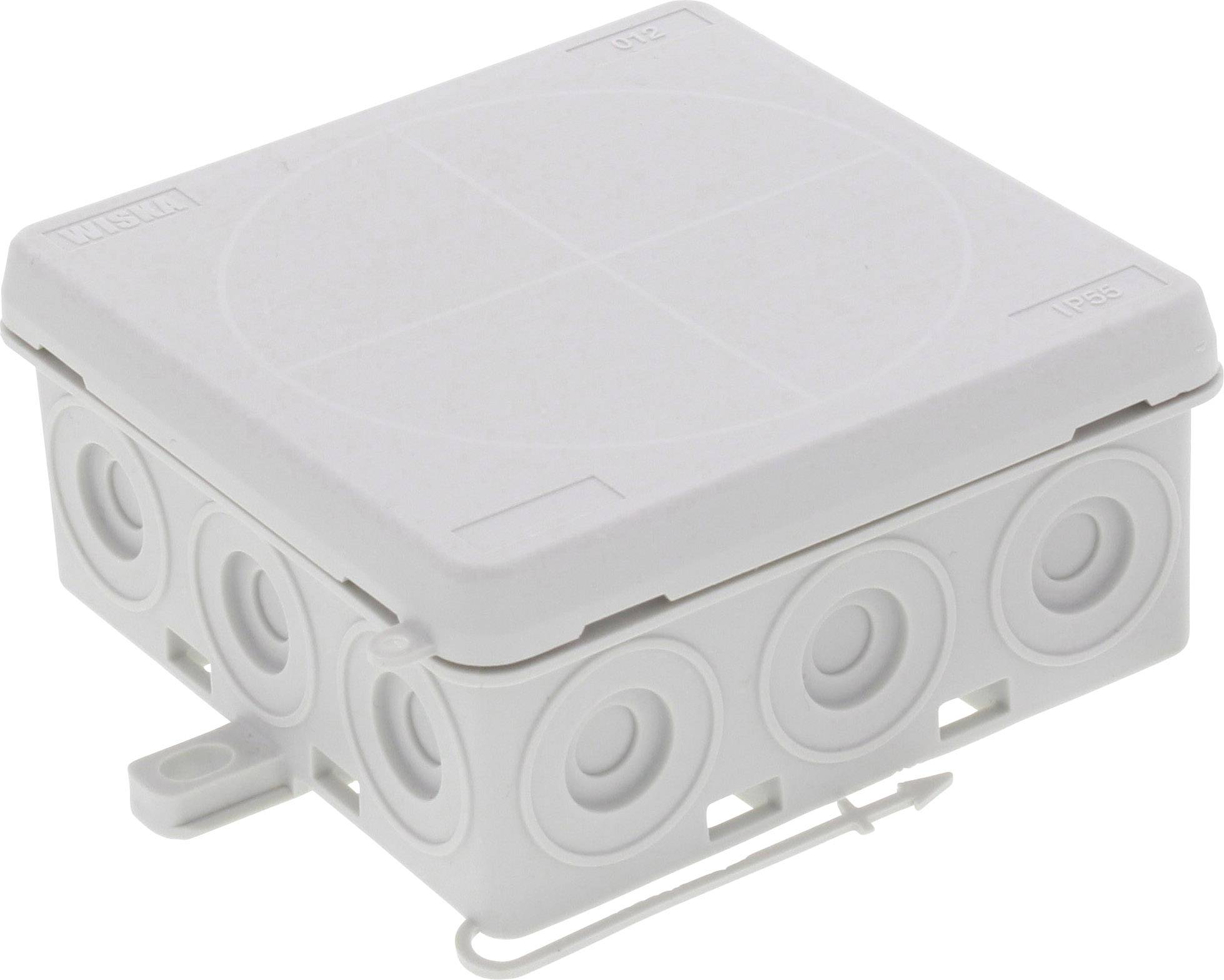 Wiska 10109427 Skrzynka przyłączeniowa (D x S x W) 86 x 86 x 41 mm szaro-biały (ral 7035) IP55 1 szt. - obrazek 1