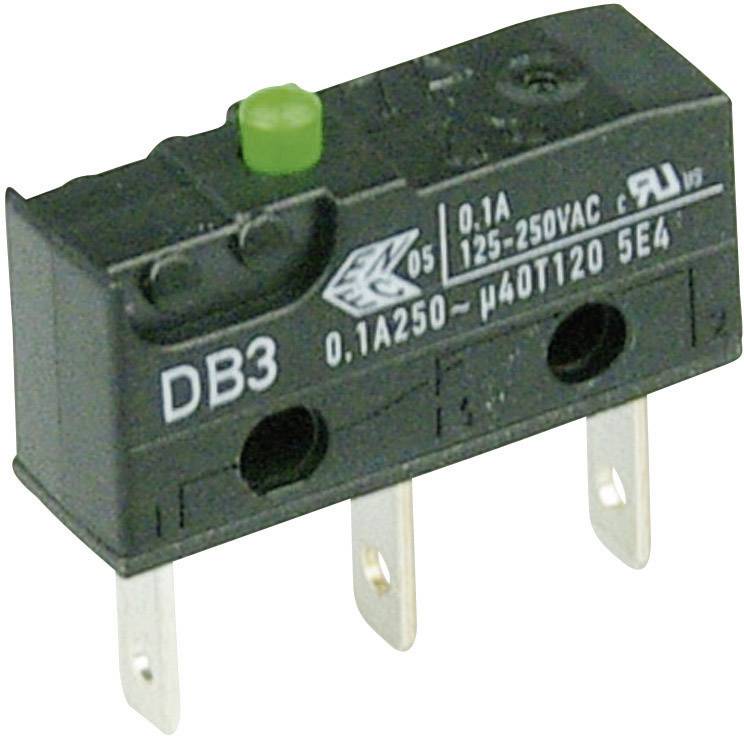 Mikroprzełącznik DB3C-B1AA 250 V/AC 0.1 A 1 x wł/(wł) ZF chwilowy 1 szt. - obrazek 1