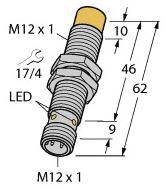 Turck Czujnik indukcyjny nie podtynkowy PNP, Przełącznik NI10U-M12E-VP6X-H1141 - obrazek 1