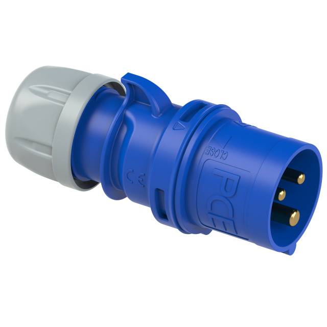 Wtyczka CEE-Cara, PCE 172500009, 3-pin, 230 V/AC, 16 A, IP4 - obrazek 1