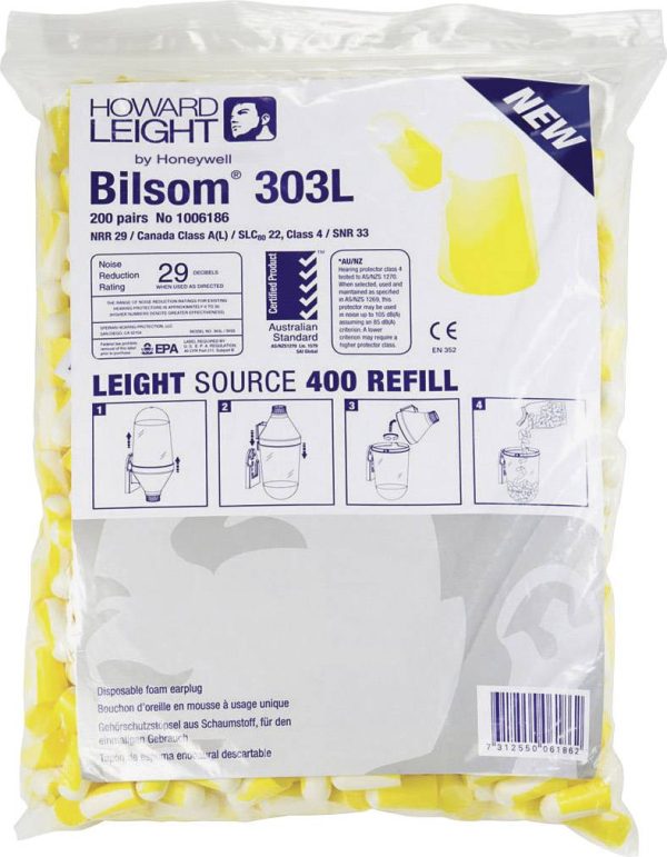 Bilsom 303L 303L Zestaw uzupełniający zatyczek do uszu 33 dB jednorazowa EN 352-2 200 par(a)