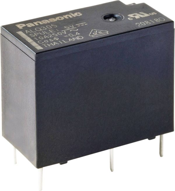 Panasonic ALQ112 Przekaźnik SMT ALQ112, monostabilny, 1 cewka, 30 V/DC, 250 V/AC, 10 A, 1 szt.