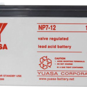 Akumulator ołowiowy Yuasa NP7-12 NP7-12, AGM, 12 V, 7 Ah Akumulator ołowiowy Yuasa NP7-12 NP7-12, AGM, 12 V, 7 Ah
