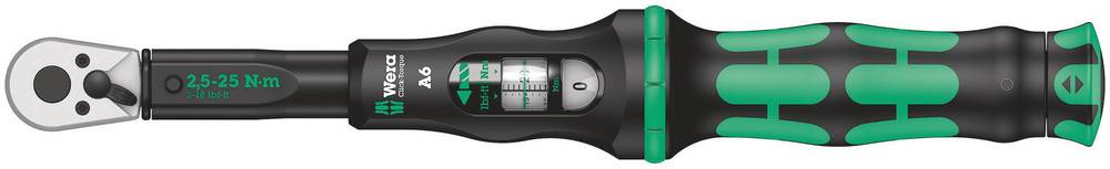 Klucz dynamometryczny Wera Click-Torque A 6 05075605001, 1/4" (6.3 mm), 2.5 - 25 Nm - obrazek 1