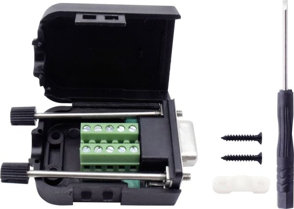 TRU COMPONENTS T190C4089 Złącze żeńskie do zabudowy D-Sub, rzędy: 2, styki: 9, 1 szt.